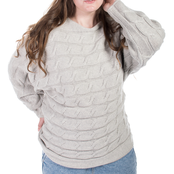 JIL SANDER GRAY SWEATERWOMENS SIZE L
